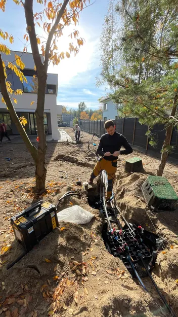 rozkładanie elektryki ogrodowej